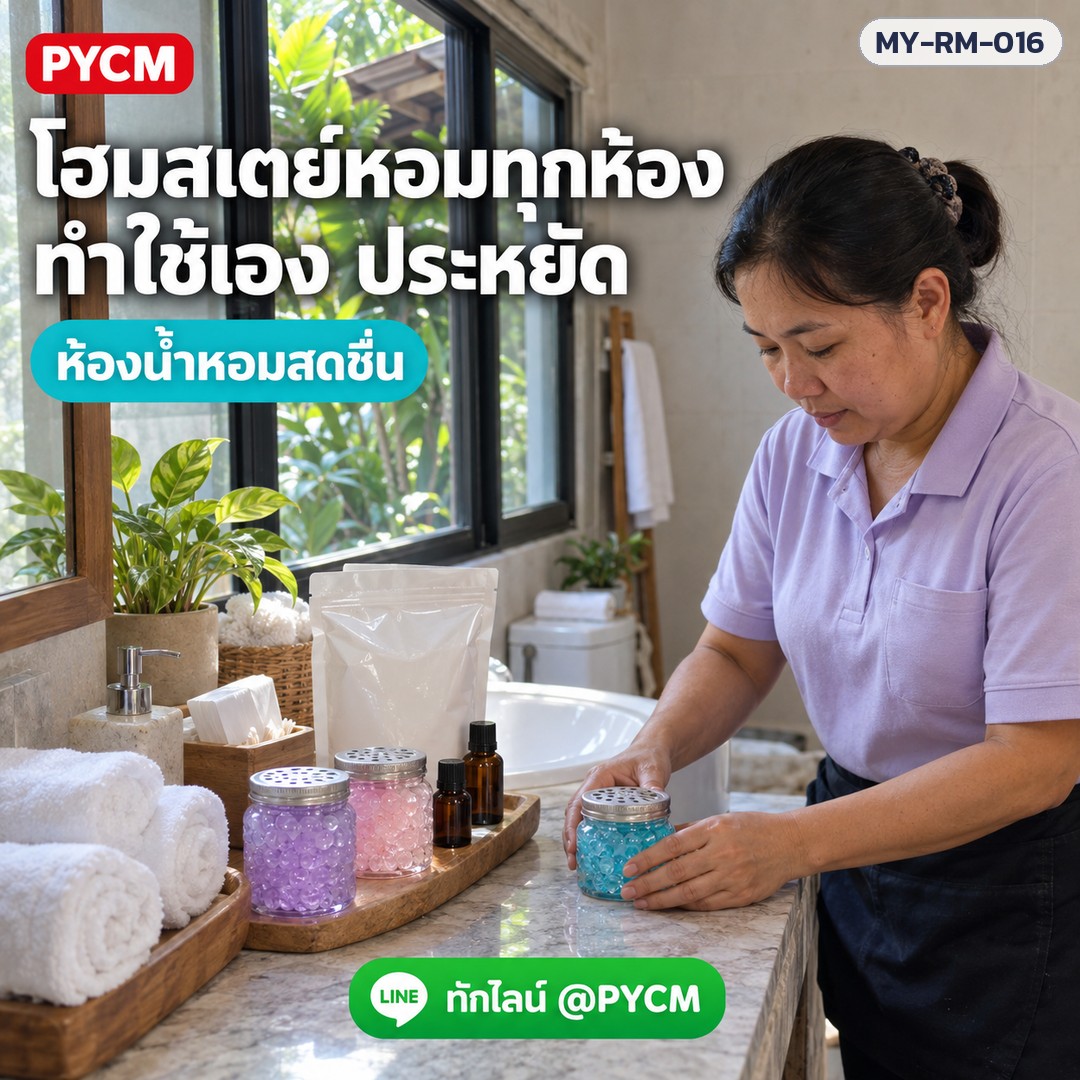 ชุดทำเจลน้ำหอมปรับอากาศ 1 กก. (รหัส 25901) – โฮมสเตย์หอมทุกห้อง ทำใช้เอง ประหยัด ห้องน้ำหอมสดชื่น
