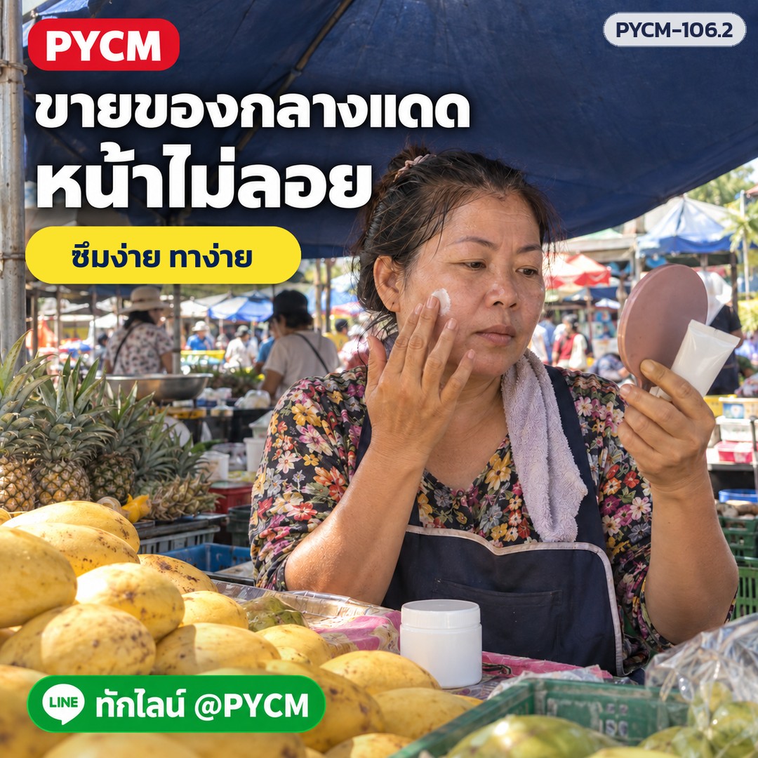 ชุดทำครีมกันแดด ไม่ขาววอก 1 กก. (รหัส 13232) – ขายของกลางแดด หน้าไม่ลอย ซึมง่าย ทาง่าย