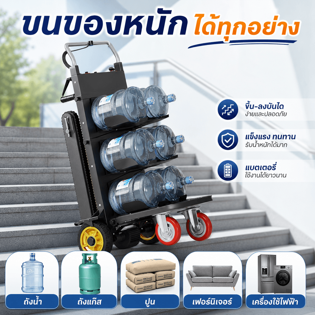 SC088 ขนของหนักได้ทุกอย่าง ถังน้ำ ถังแก๊ส ปูน เฟอร์นิเจอร์ เครื่องใช้ไฟฟ้า