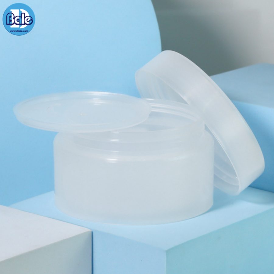 K0387 100g. กระปุกพลาสติกทรงBp 100g.