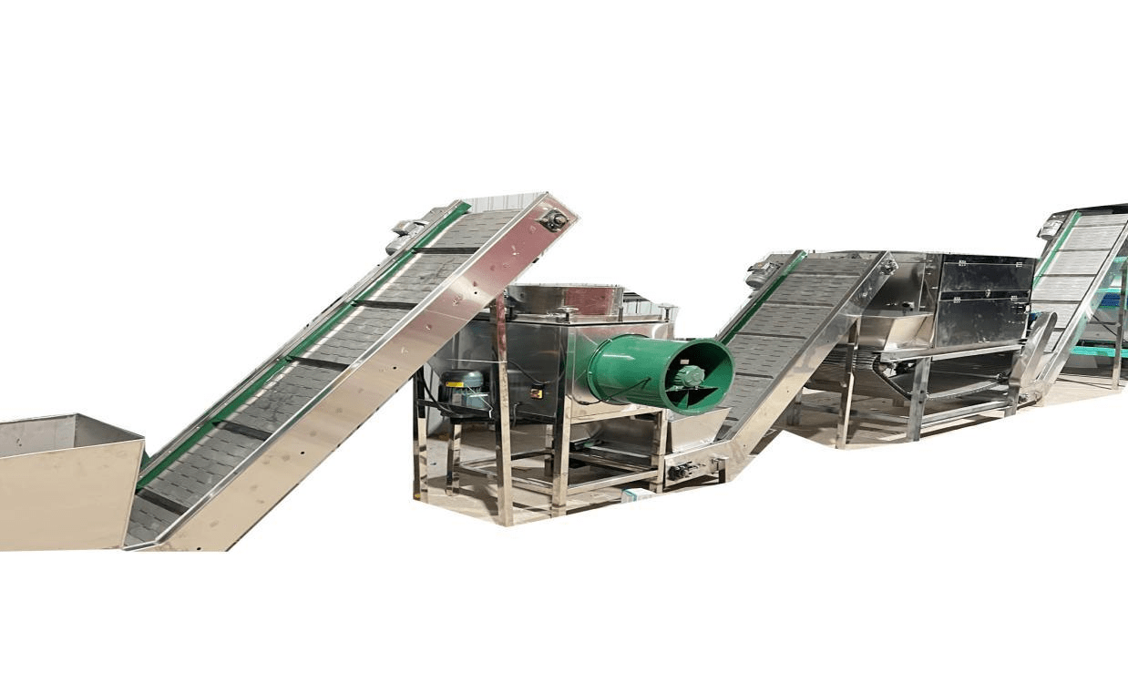 ไลน์ผลิตปอกเปลือกกระเทียมอัตโนมัติครบวงจร (Fully Automatic Garlic Peeling Line)