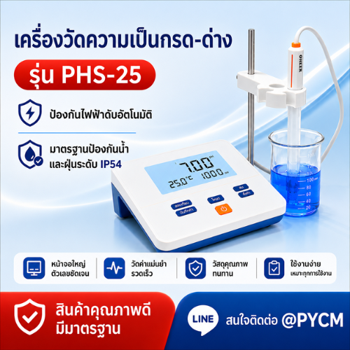 เครื่องวัดค่าความเป็นกรด-ด่าง / ORP Meter INESA