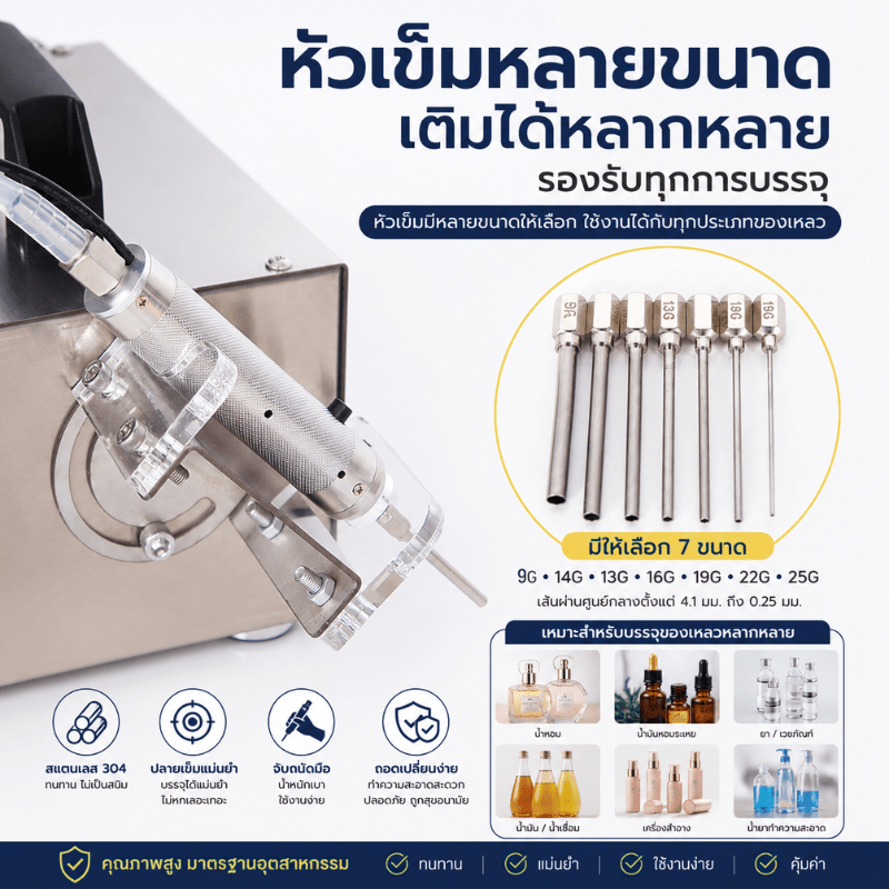 เครื่องบรรจุของเหลวแบบหลอดเล็ก / เครื่องแบ่งบรรจุระบบปั๊มเพอริสแตลติก (Peristaltic Pump) – รายละเอียด 4