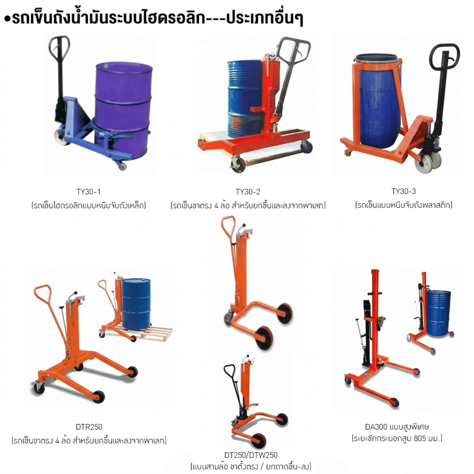 รถเข็นและรถยกถังน้ำมันไฮดรอลิก – รายละเอียด 5