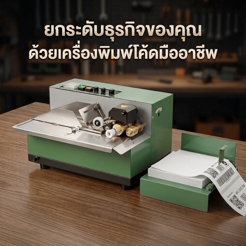เครื่องพิมพ์รหัสโค้ดอัตโนมัติ รุ่น MY-380F (เครื่องตีตราหมึกก้อนแบบต่อเนื่อง) – รายละเอียด 2