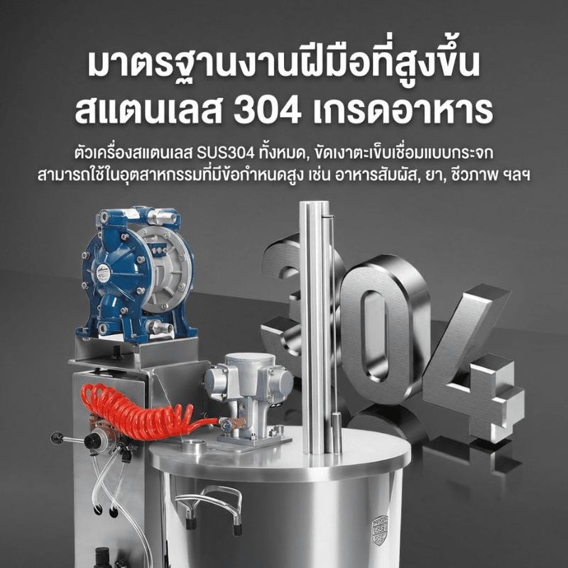 เครื่องกวนผสมสีและของเหลวระบบลม (Pneumatic Mixing Station) – รายละเอียด 10