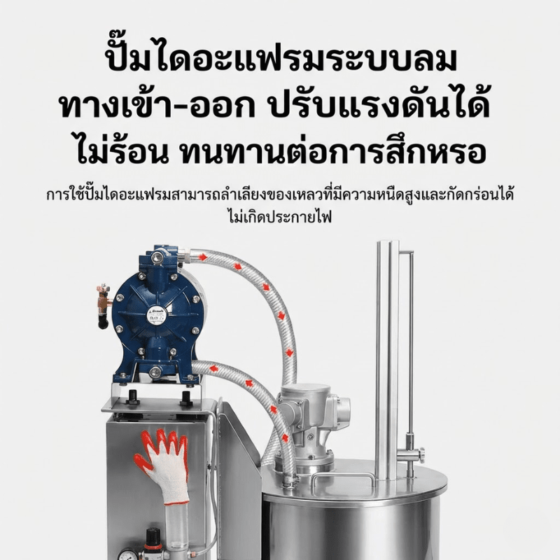 เครื่องกวนผสมสีและของเหลวระบบลม (Pneumatic Mixing Station) – รายละเอียด 11