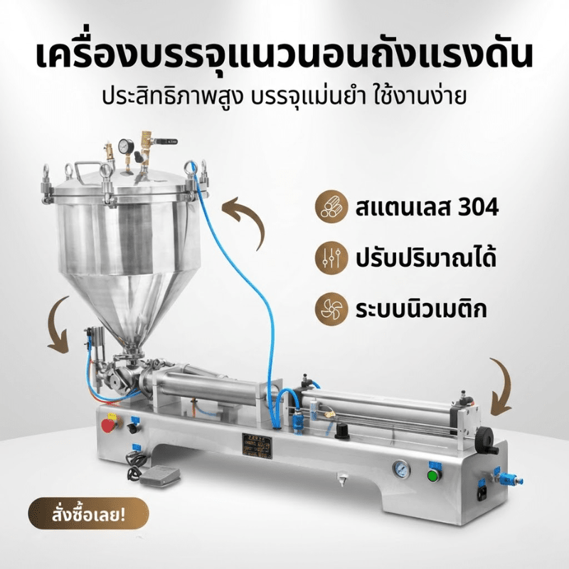 เครื่องบรรจุของหนืดระบบแรงดัน รุ่น G1WTD-1000P! – รายละเอียด 3