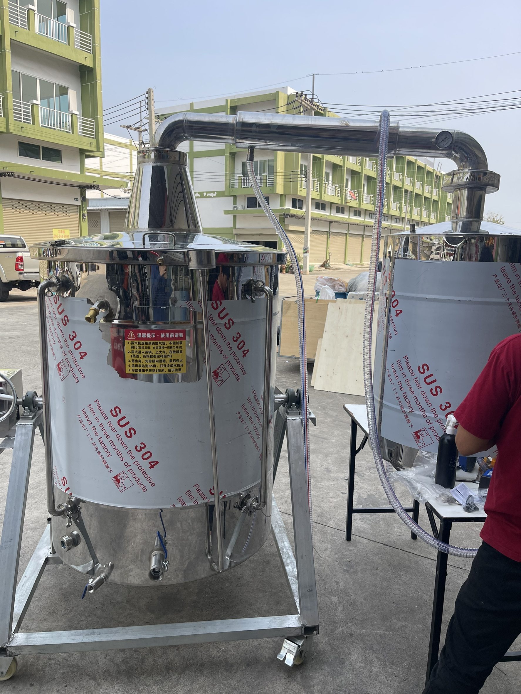 HNXS-01 หม้อกลั่นสแตนเลส 304 ขนาด885 ลิตร – รายละเอียด 5