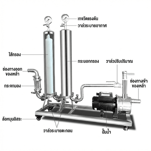เครื่องกรองเมมเบรนสแตนเลส OPE – รายละเอียด 12