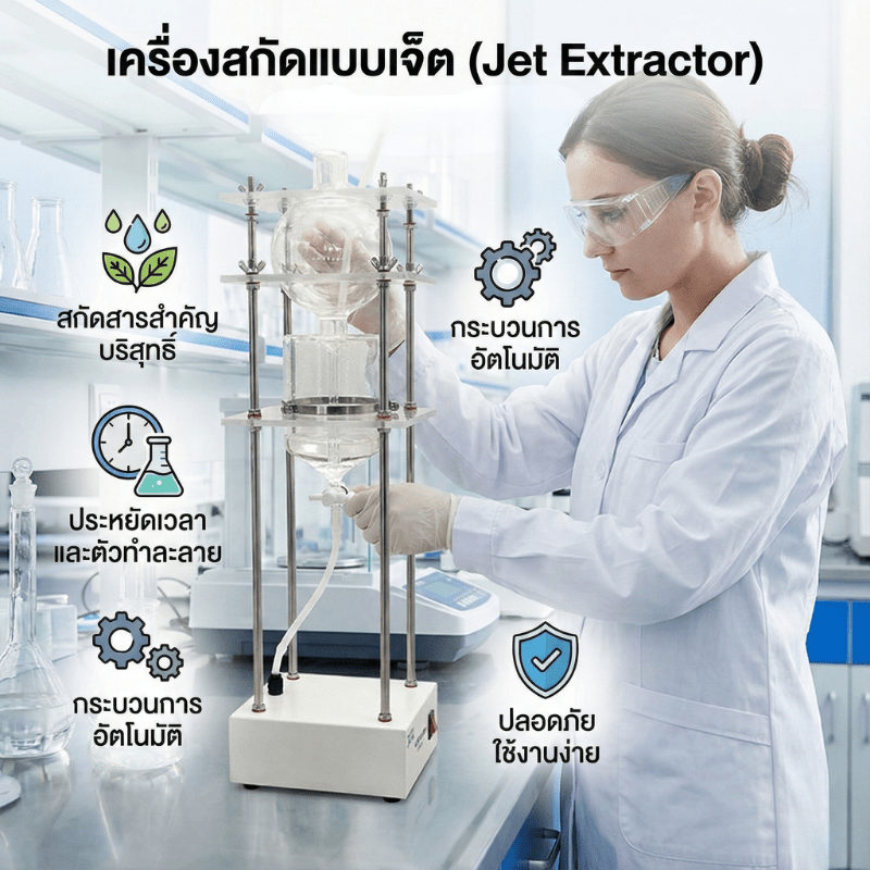 เครื่องสกัดแบบเจ็ต JC-CQ Series – รายละเอียด 2