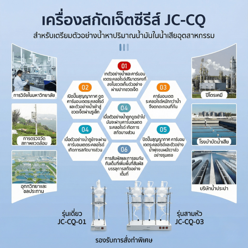 เครื่องสกัดแบบเจ็ต JC-CQ Series – รายละเอียด 6