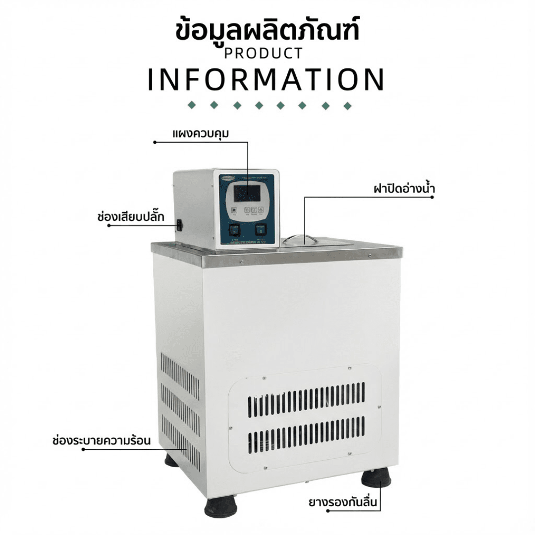 อ่างควบคุมอุณหภูมิอัจฉริยะ (Low Temperature Thermostatic Bath) – รายละเอียด 11