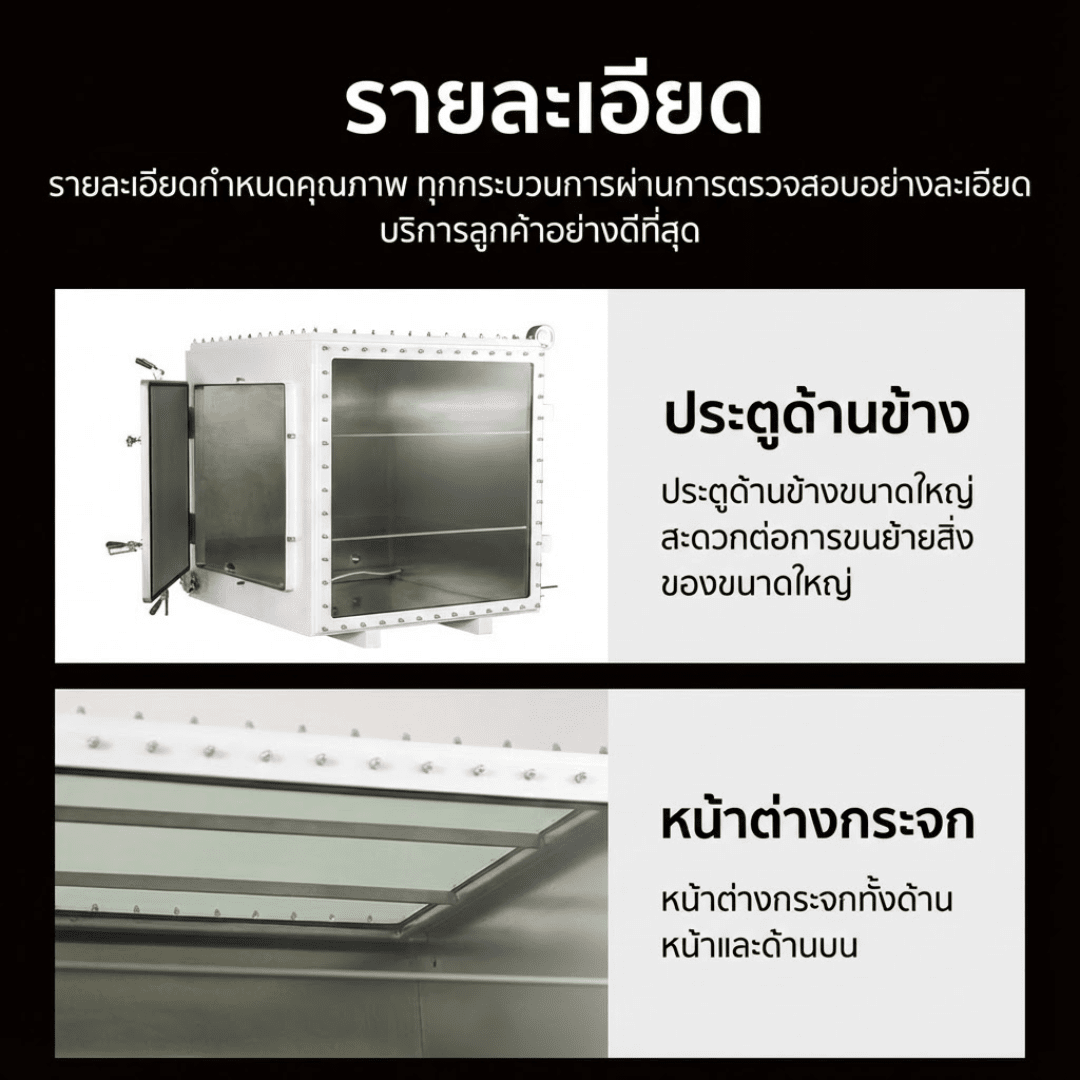 ตู้สูญญากาศ (Vacuum Chamber) – รายละเอียด 10