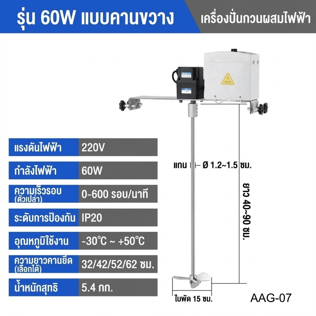 เครื่องกวนผสมความเร็วสูง (High-Speed Disperser) – รายละเอียด 22