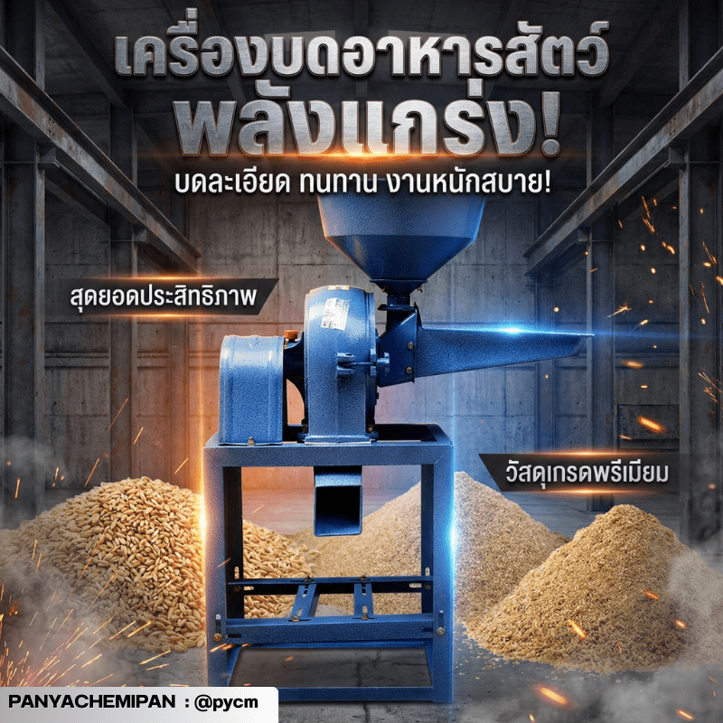 เครื่องเดียวจบ! บดได้ทุกอย่าง ตั้งแต่เครื่องเทศยันอาหารสัตว์ LLK – รายละเอียด 7