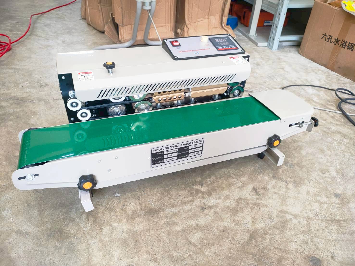 เครื่องซีลสายพานแนวนอน FR-900!