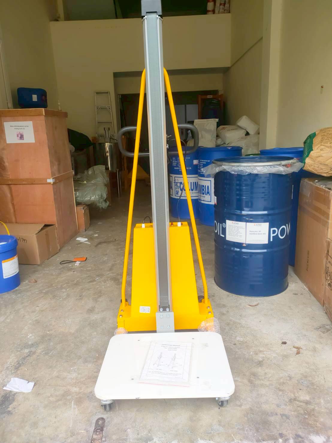รถเข็นไฟฟ้า Mini Forklift Workstation รถยก Stacker ไฟฟ้า (รุ่น 100kg/150kg/200kg) – รายละเอียด 1