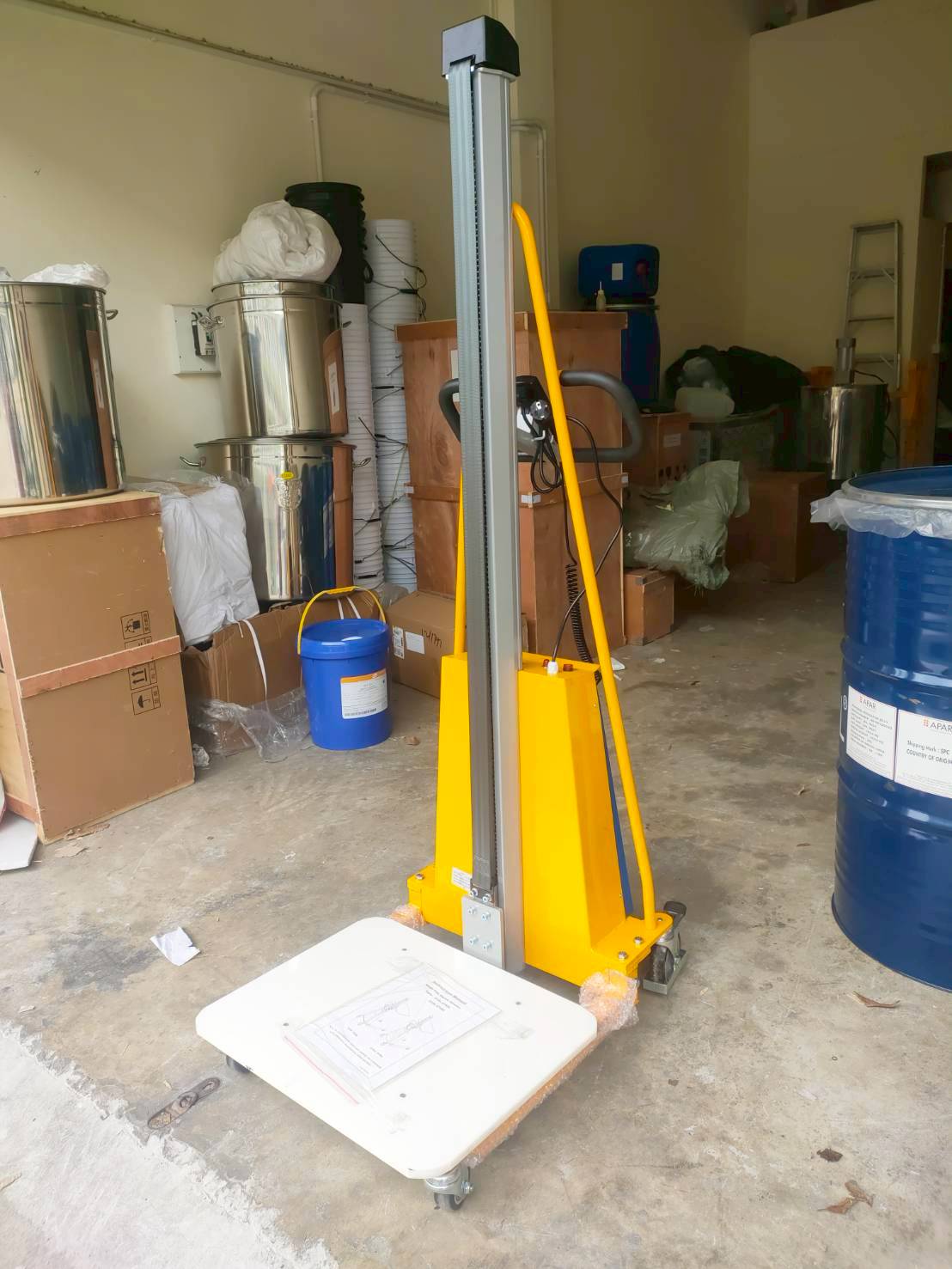 รถเข็นไฟฟ้า Mini Forklift Workstation รถยก Stacker ไฟฟ้า (รุ่น 100kg/150kg/200kg) – รายละเอียด 2