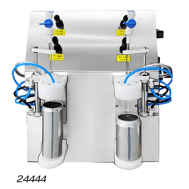 เครื่องบรรจุกระป๋องกึ่งอัตโนมัติ ZS-CF2A (Dual-head Vacuum Beer Filling Machine)
