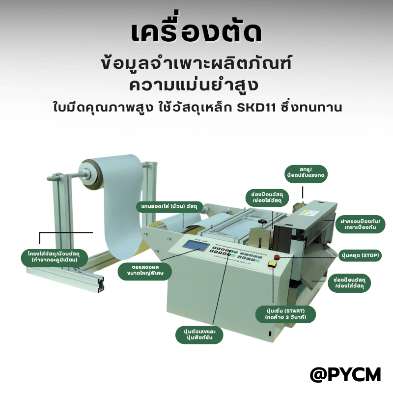 เครื่องตัดวัสดุม้วน/แผ่นอัตโนมัติ HZX-Series – รายละเอียด 22