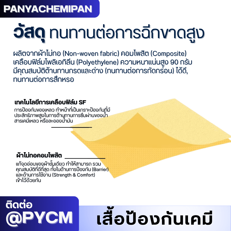 ชุดป้องกันสารเคมี TGT – รายละเอียด 18