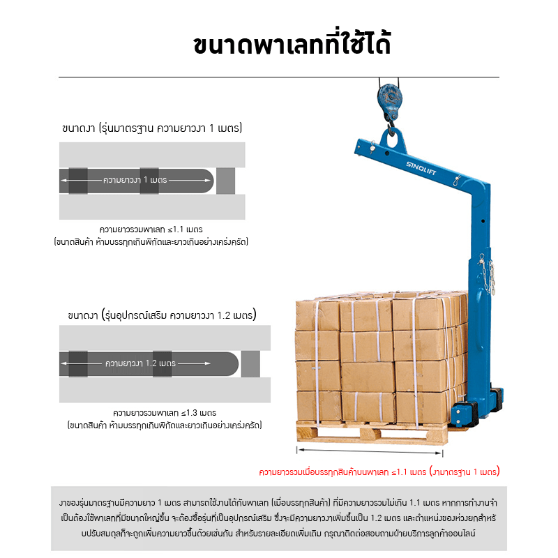 ตะขอเครนยก/งาเครนยก ปรับสมดุลอัตโนมัติ SINOLIFT! – รายละเอียด 9