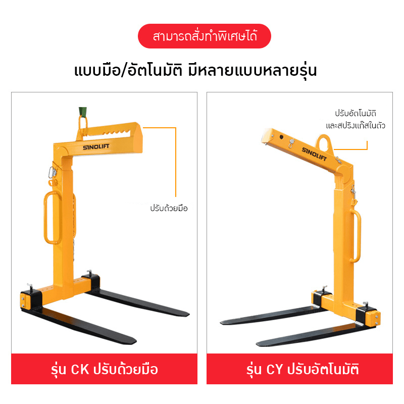 ตะขอเครนยก/งาเครนยก ปรับสมดุลอัตโนมัติ SINOLIFT! – รายละเอียด 12