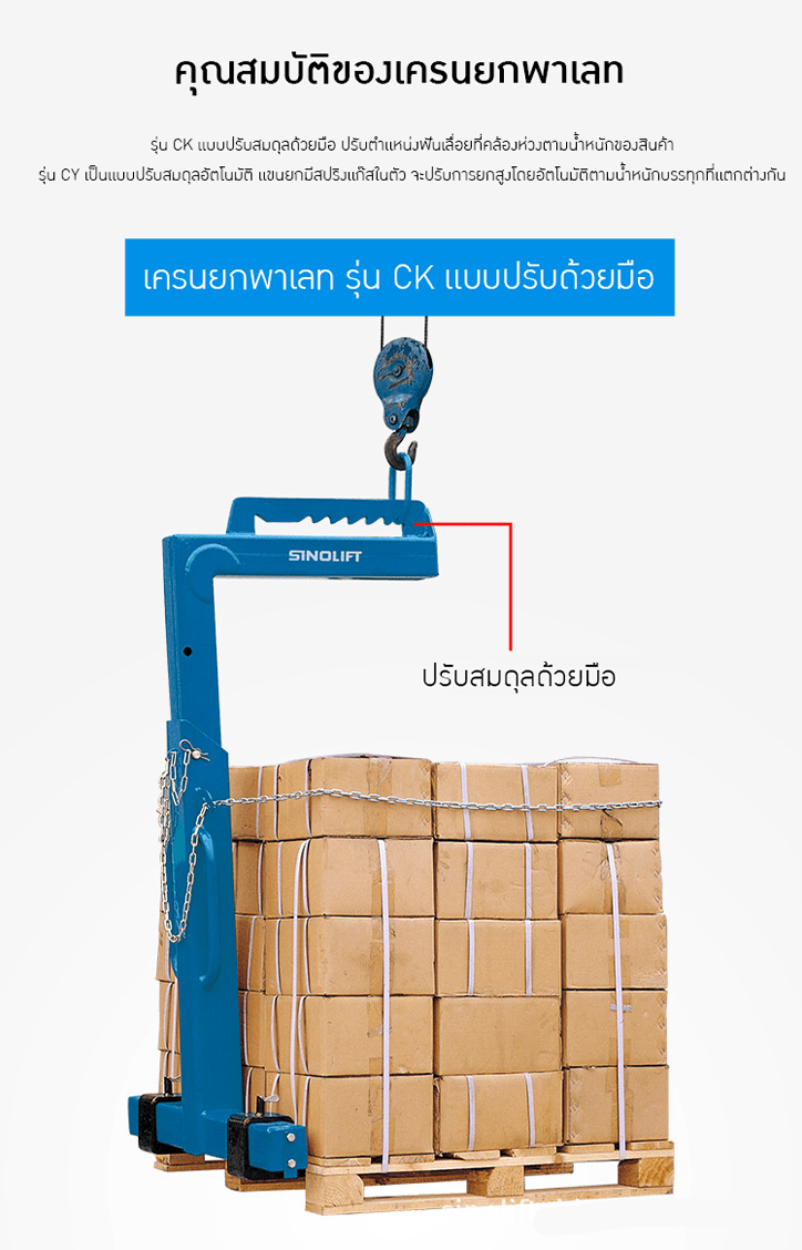 ตะขอเครนยก/งาเครนยก ปรับสมดุลอัตโนมัติ SINOLIFT! – รายละเอียด 17