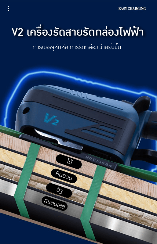 เครื่องรัดกล่องไฟฟ้ามือถือ – รายละเอียด 11