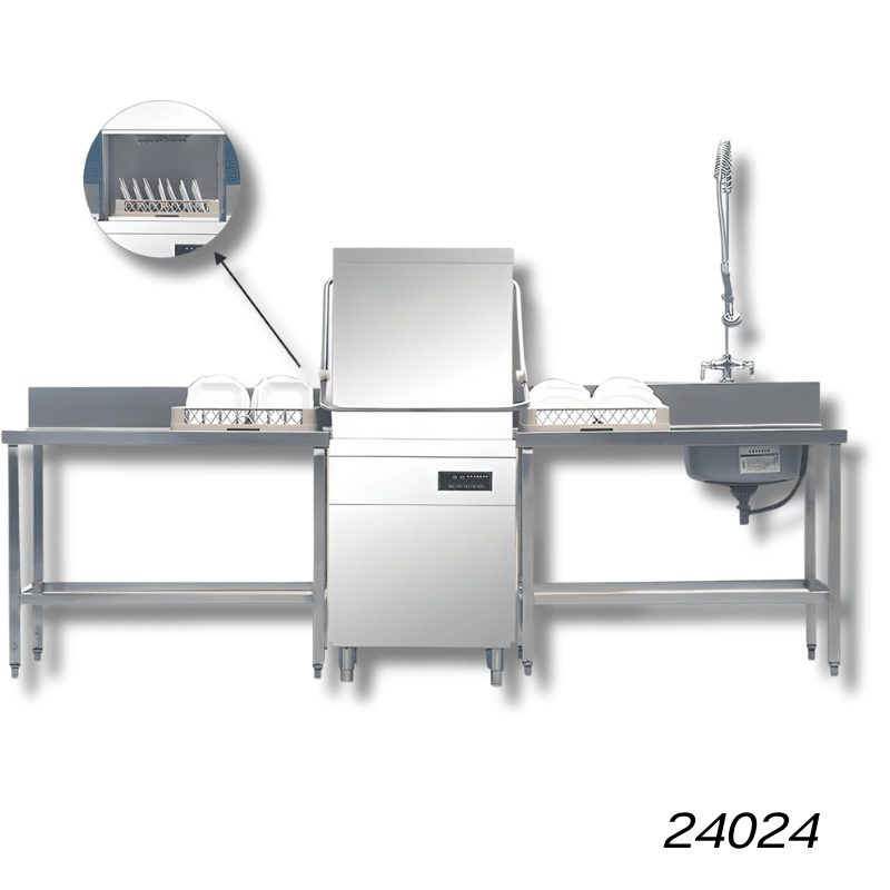 เครื่องล้างจานเชิงพาณิชย์แบบฝาเปิด/ปิด (Hood Type) รุ่น WTD-1