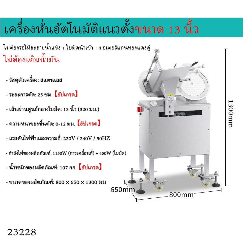 เครื่องหั่นเนื้ออัตโนมัติ/กึ่งอัตโนมัติ – รายละเอียด 14