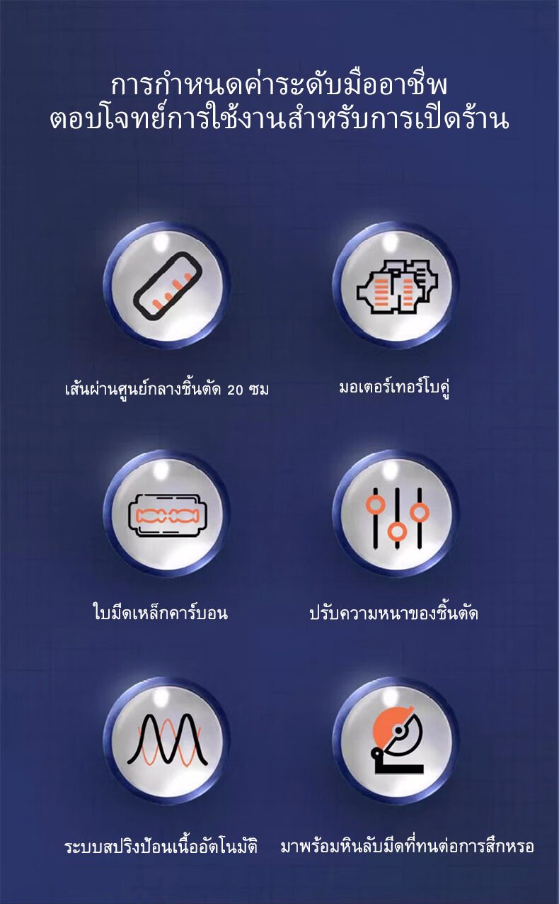 เครื่องหั่นเนื้ออัตโนมัติ/กึ่งอัตโนมัติ – รายละเอียดสินค้า 2