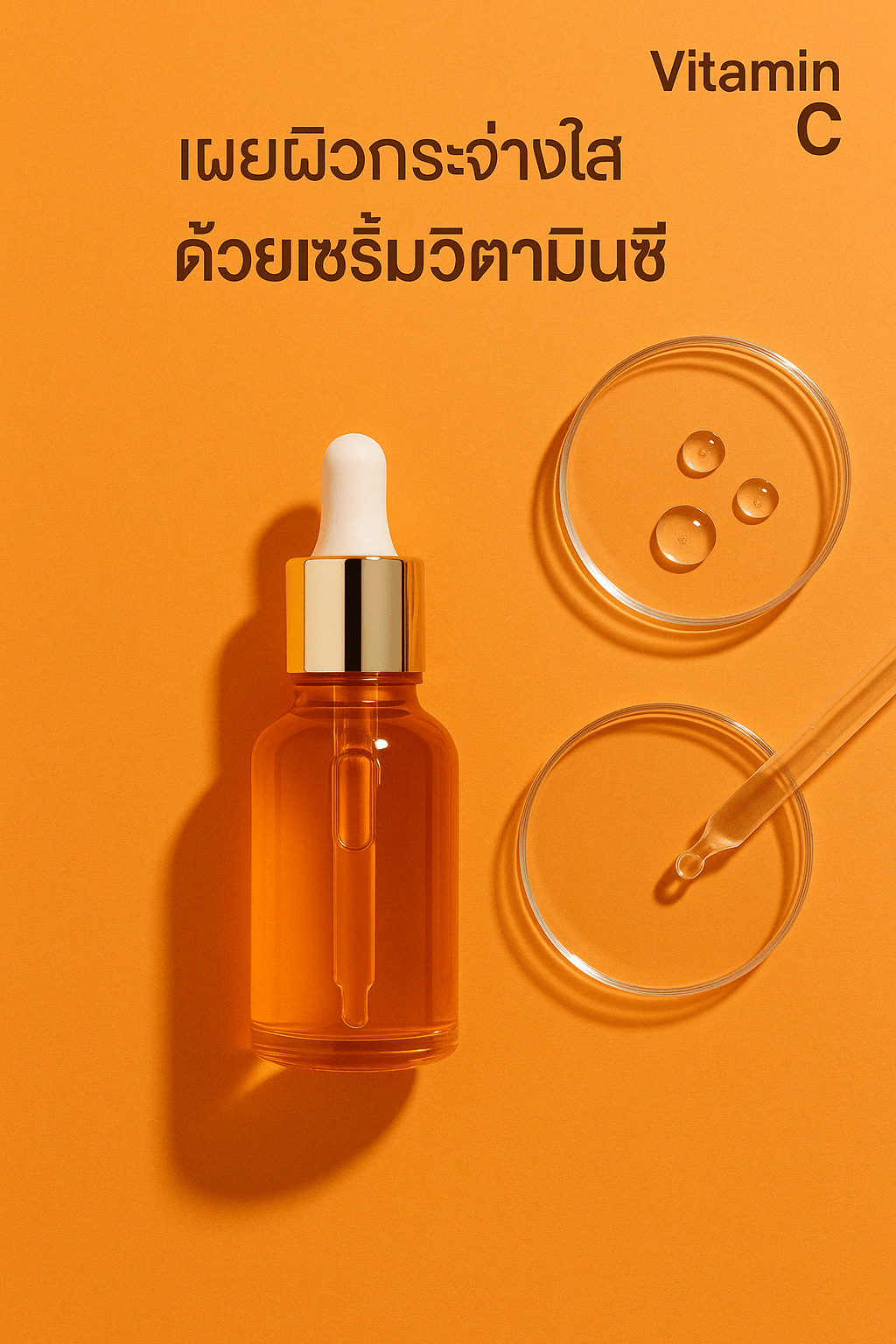ชุดทำเซรั่มวิตามินซี เบสน้ำมัน 500g (รหัส 18629)