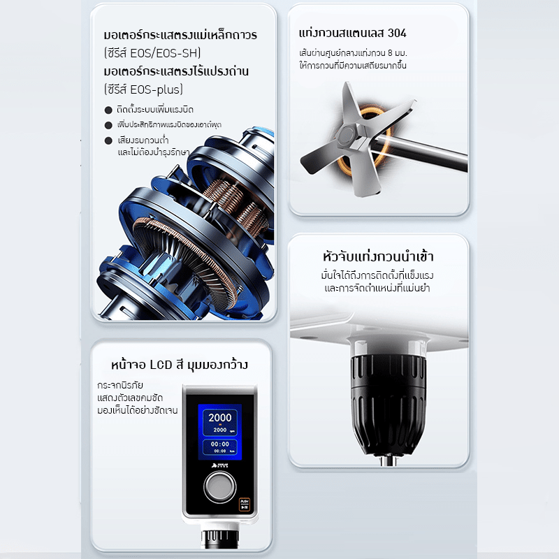 เครื่องผสมของเหลว RWX-Series &amp; EOS-Series – รายละเอียด 20