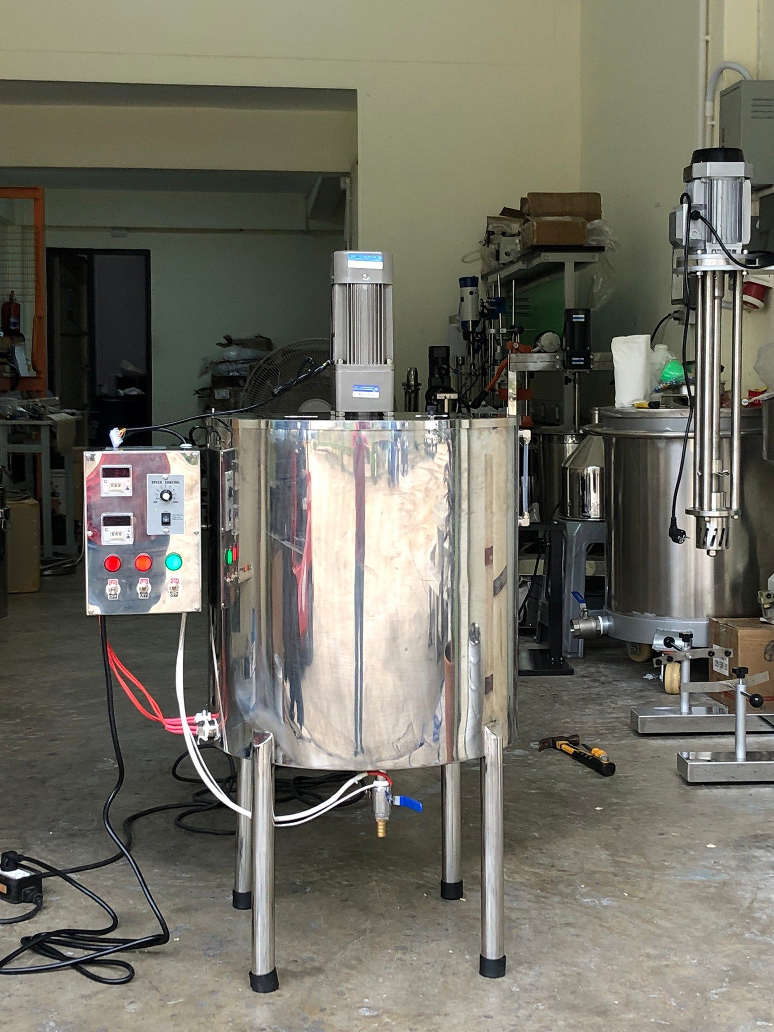 เครื่องกวนครีม 100L – กวน+ให้ความร้อน พร้อมใช้งาน! – รายละเอียด 2