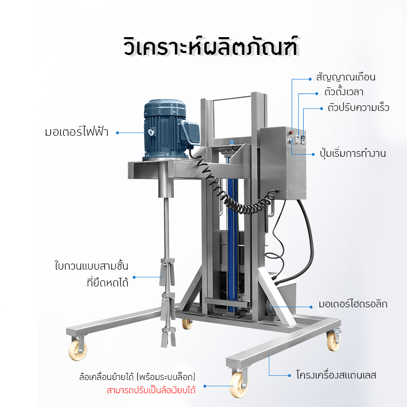 เครื่องกวนไฟฟ้า IBC ขนาด 500L - 1000L – รายละเอียด 10