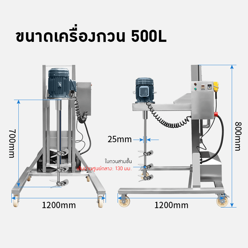 เครื่องกวนไฟฟ้า IBC ขนาด 500L - 1000L – รายละเอียด 16