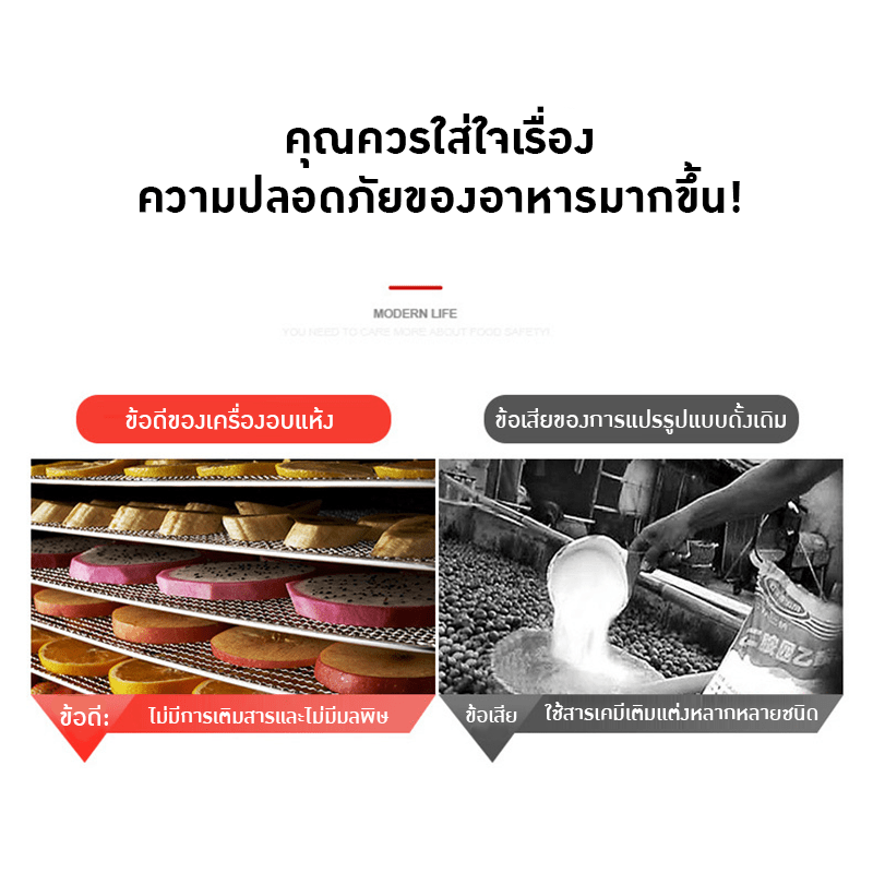 เครื่องอบแห้งอาหาร SEPTREE – รายละเอียด 17