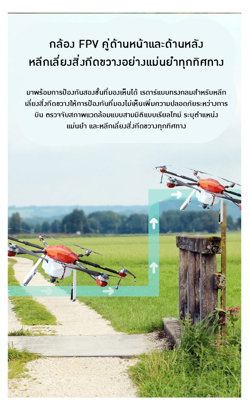 โดรนเกษตรปลูกพืชสำหรับทุกการใช้งานในไร่สวน – รายละเอียด 9