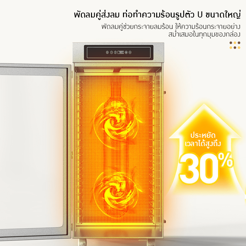 เครื่องอบแห้งขนาดใหญ่ รุ่น 20 ชั้น – รายละเอียด 3