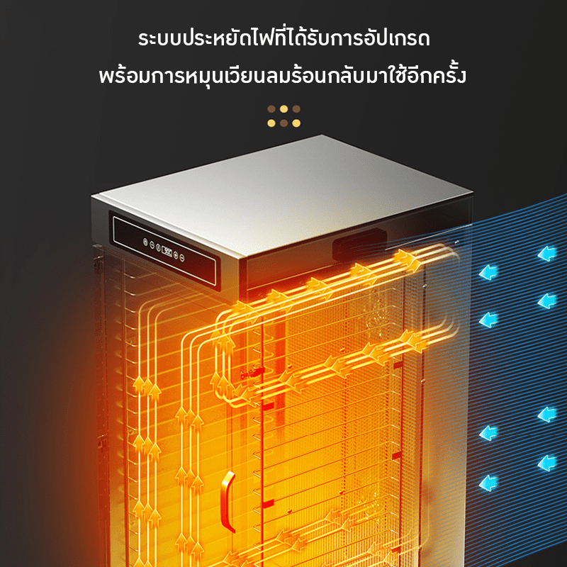เครื่องอบแห้งขนาดใหญ่ รุ่น 20 ชั้น – รายละเอียด 14