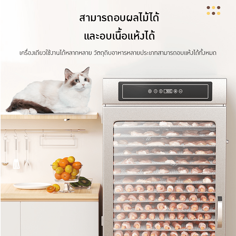 เครื่องอบแห้งขนาดใหญ่ รุ่น 20 ชั้น – รายละเอียด 24