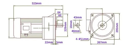 แบบขนาด SGM-2200V-40